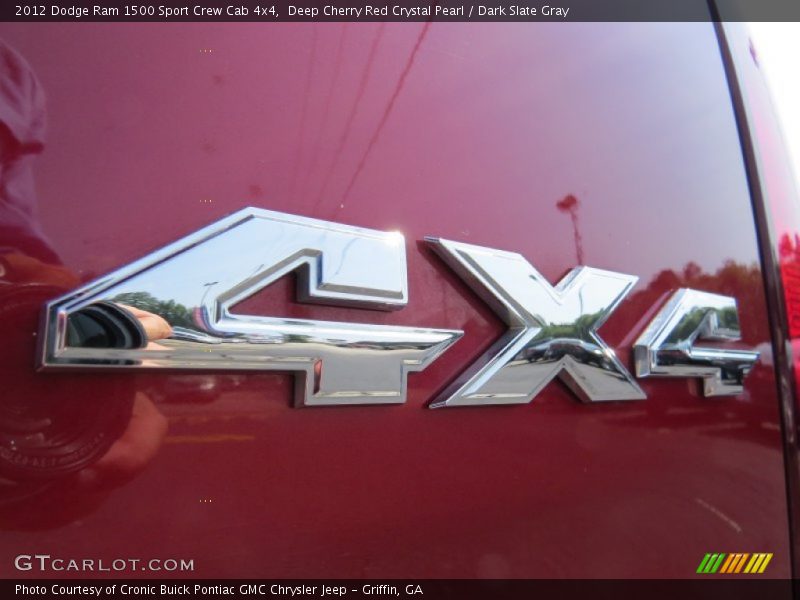 Deep Cherry Red Crystal Pearl / Dark Slate Gray 2012 Dodge Ram 1500 Sport Crew Cab 4x4