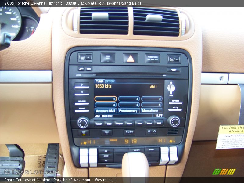 Basalt Black Metallic / Havanna/Sand Beige 2009 Porsche Cayenne Tiptronic