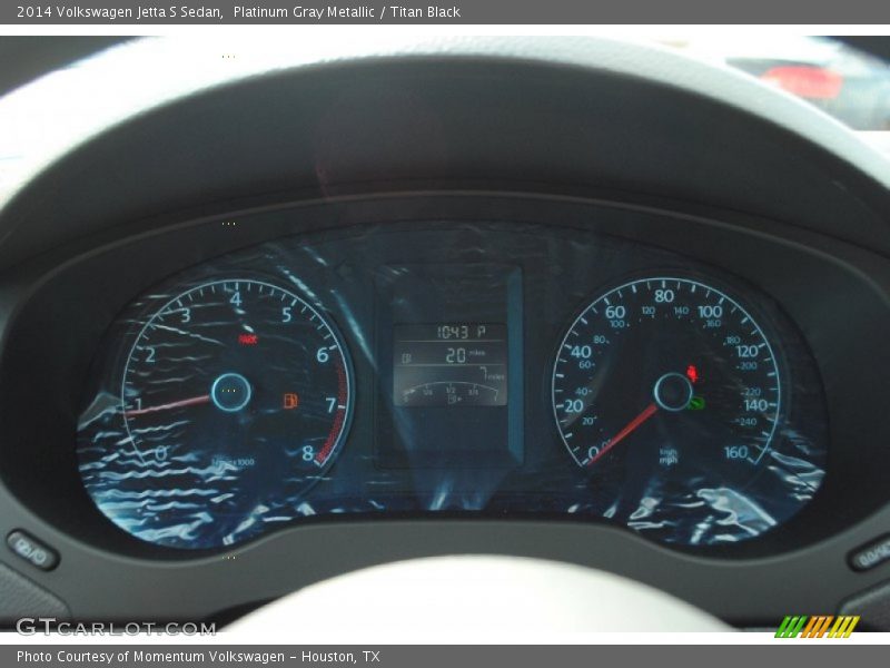 Platinum Gray Metallic / Titan Black 2014 Volkswagen Jetta S Sedan
