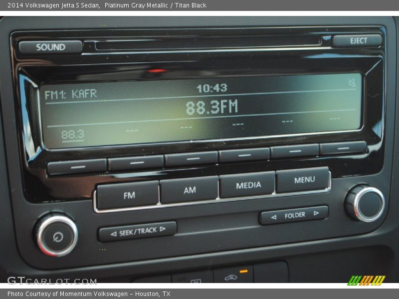 Platinum Gray Metallic / Titan Black 2014 Volkswagen Jetta S Sedan