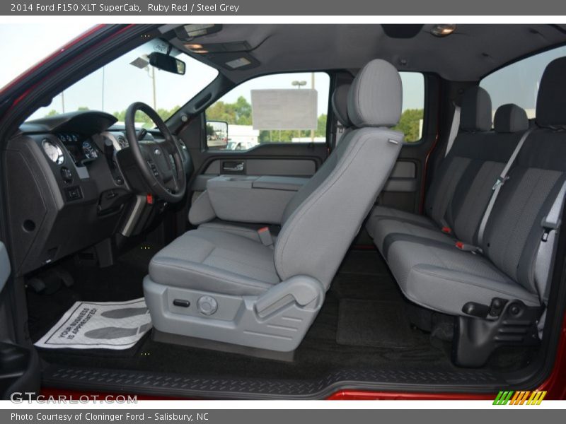 Ruby Red / Steel Grey 2014 Ford F150 XLT SuperCab