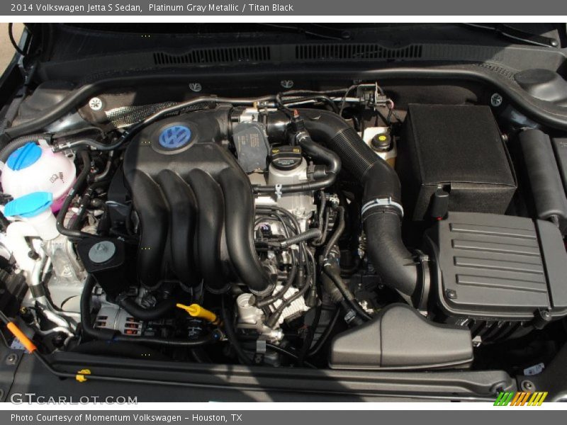 Platinum Gray Metallic / Titan Black 2014 Volkswagen Jetta S Sedan