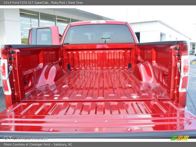 Ruby Red / Steel Grey 2014 Ford F150 XLT SuperCab