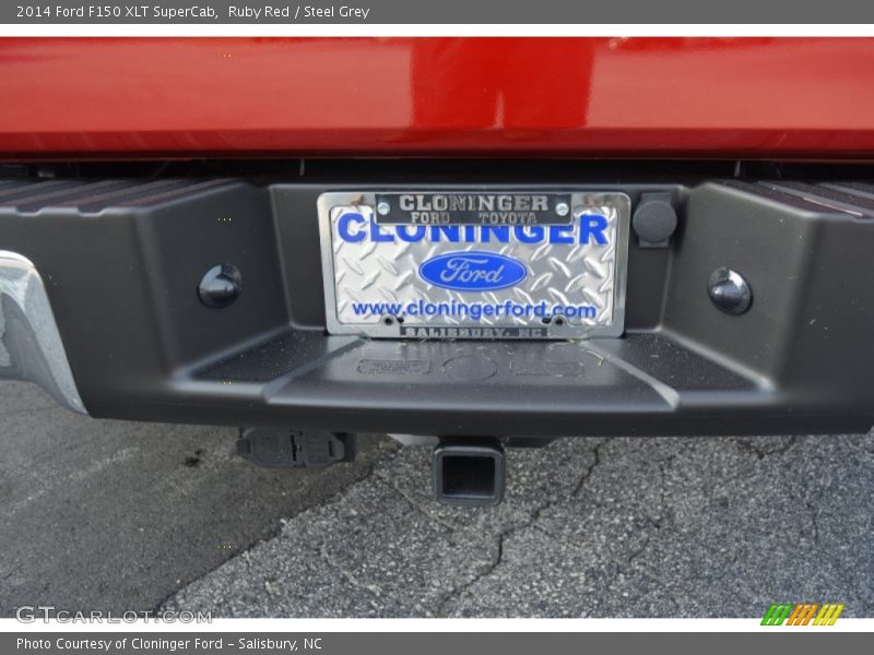 Ruby Red / Steel Grey 2014 Ford F150 XLT SuperCab