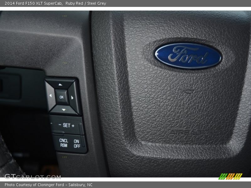 Ruby Red / Steel Grey 2014 Ford F150 XLT SuperCab