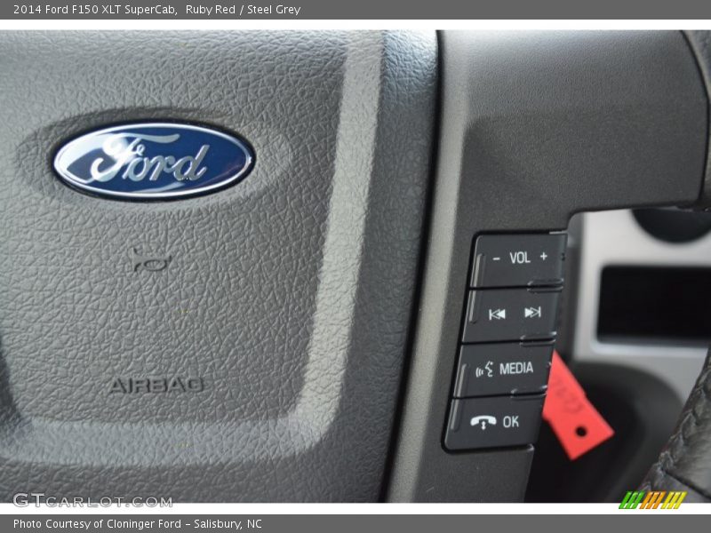 Ruby Red / Steel Grey 2014 Ford F150 XLT SuperCab