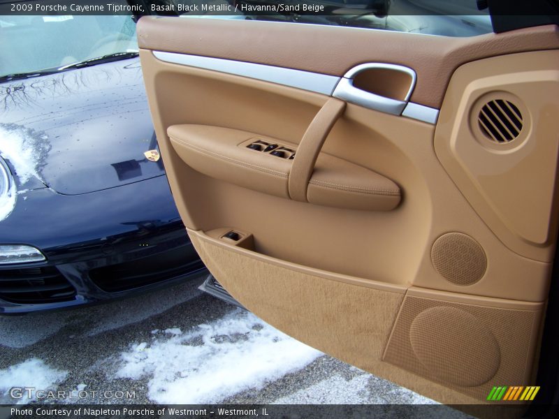 Basalt Black Metallic / Havanna/Sand Beige 2009 Porsche Cayenne Tiptronic