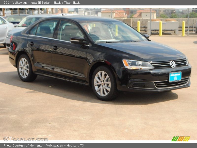 Black / Titan Black 2014 Volkswagen Jetta SE Sedan