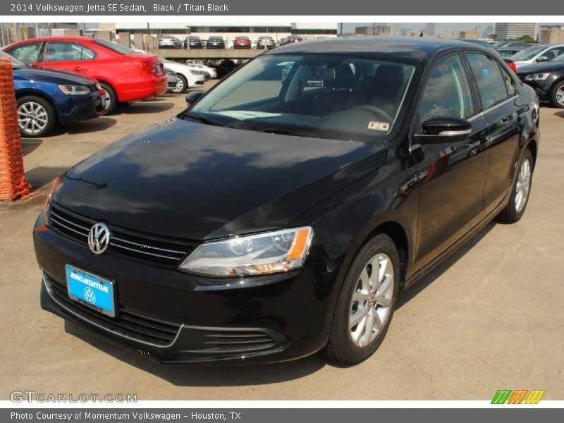 Black / Titan Black 2014 Volkswagen Jetta SE Sedan