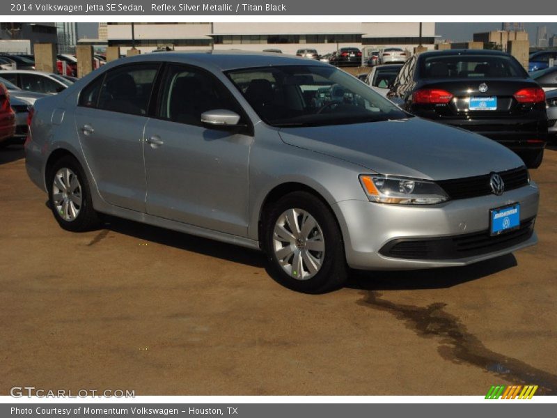 Reflex Silver Metallic / Titan Black 2014 Volkswagen Jetta SE Sedan