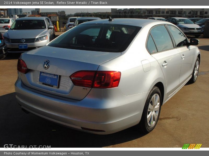Reflex Silver Metallic / Titan Black 2014 Volkswagen Jetta SE Sedan