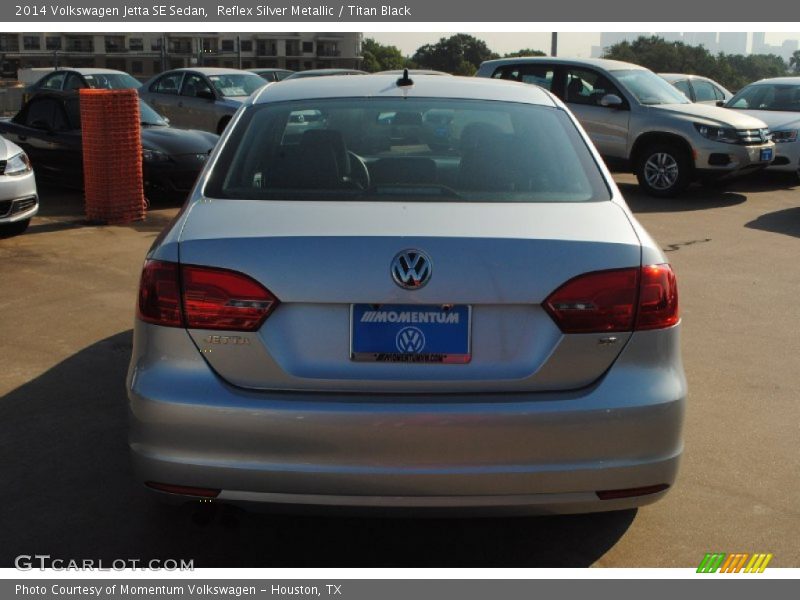 Reflex Silver Metallic / Titan Black 2014 Volkswagen Jetta SE Sedan