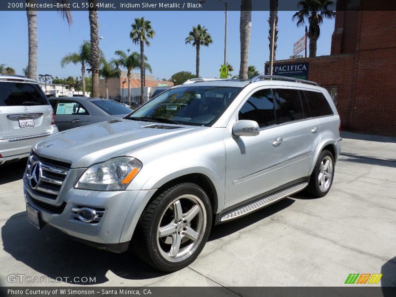 Iridium Silver Metallic / Black 2008 Mercedes-Benz GL 550 4Matic