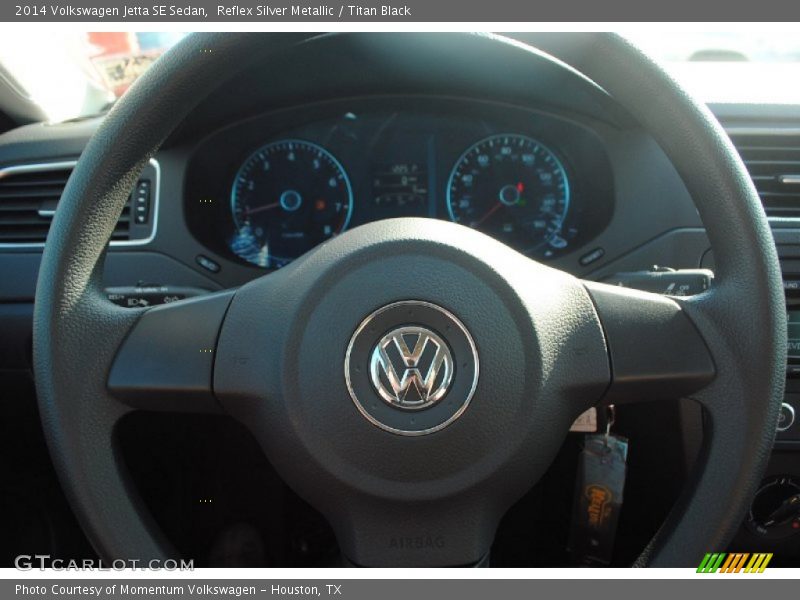 Reflex Silver Metallic / Titan Black 2014 Volkswagen Jetta SE Sedan