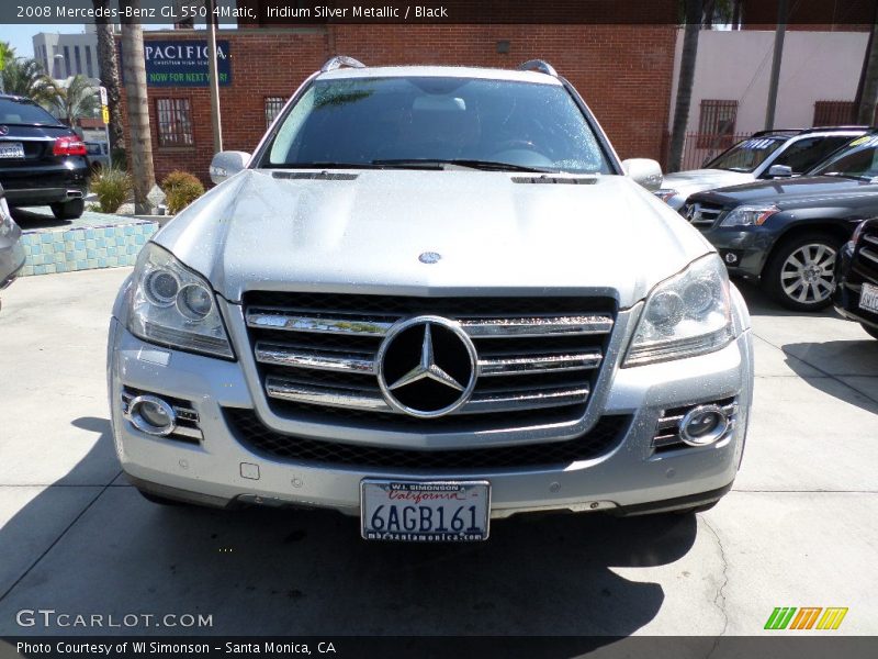 Iridium Silver Metallic / Black 2008 Mercedes-Benz GL 550 4Matic