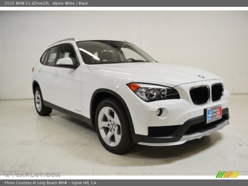 Alpine White / Black 2015 BMW X1 sDrive28i