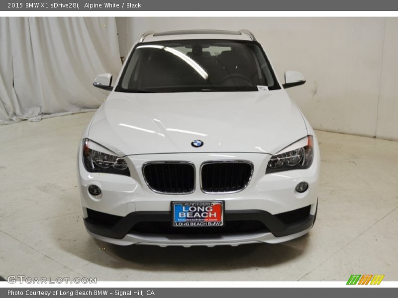 Alpine White / Black 2015 BMW X1 sDrive28i