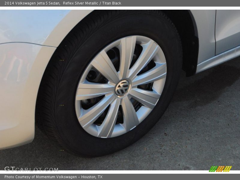 Reflex Silver Metallic / Titan Black 2014 Volkswagen Jetta S Sedan