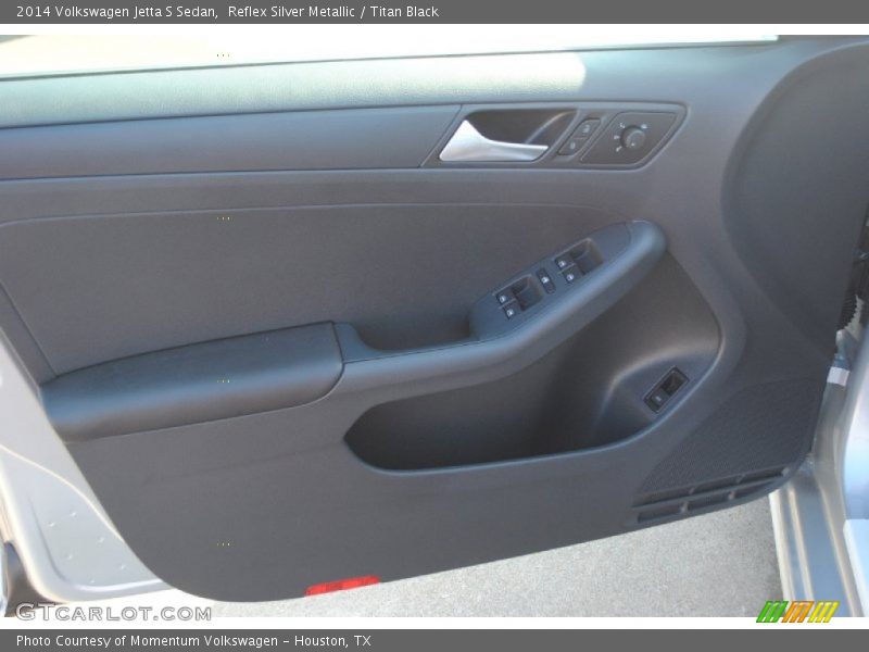 Reflex Silver Metallic / Titan Black 2014 Volkswagen Jetta S Sedan
