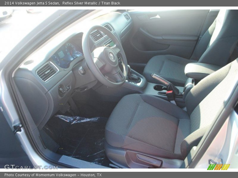 Reflex Silver Metallic / Titan Black 2014 Volkswagen Jetta S Sedan