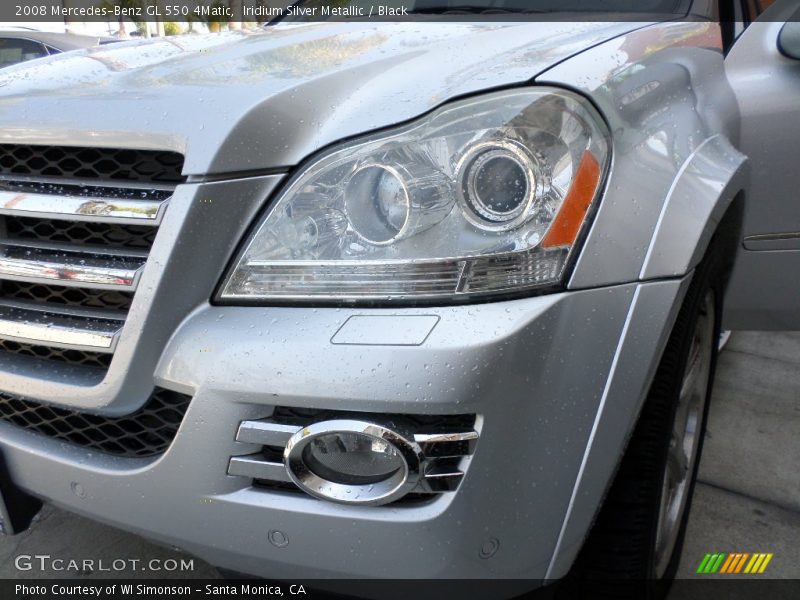 Iridium Silver Metallic / Black 2008 Mercedes-Benz GL 550 4Matic