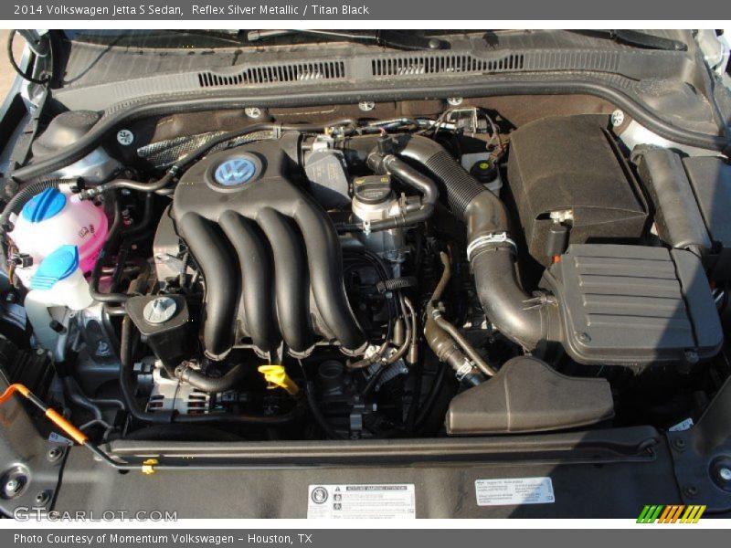 Reflex Silver Metallic / Titan Black 2014 Volkswagen Jetta S Sedan
