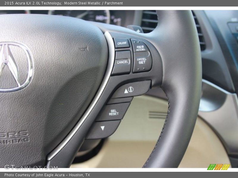Modern Steel Metallic / Parchment 2015 Acura ILX 2.0L Technology