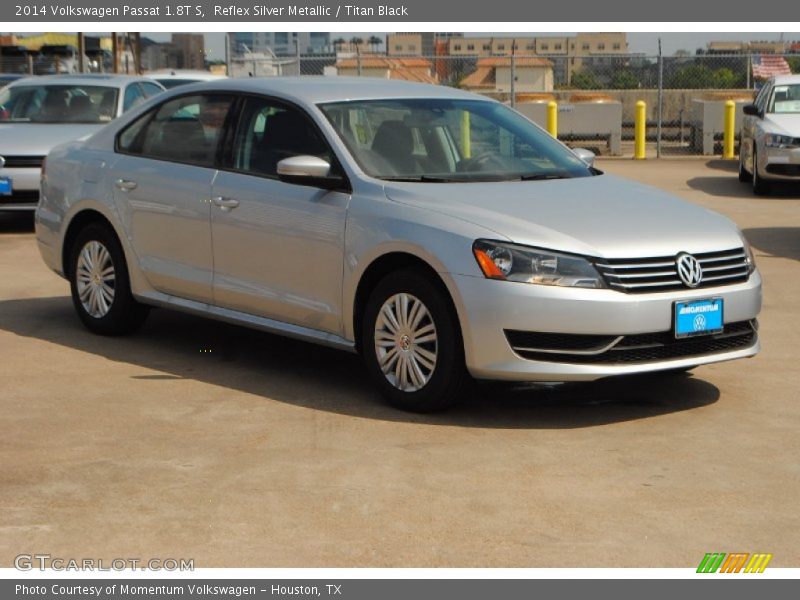 Reflex Silver Metallic / Titan Black 2014 Volkswagen Passat 1.8T S