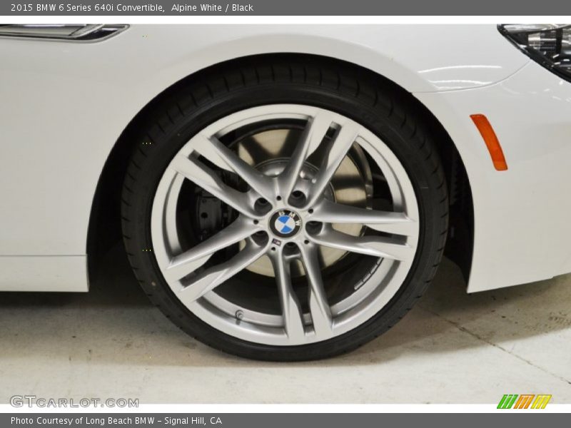 Alpine White / Black 2015 BMW 6 Series 640i Convertible