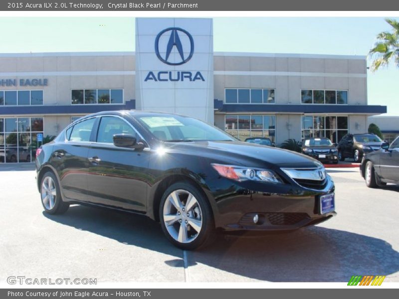 Crystal Black Pearl / Parchment 2015 Acura ILX 2.0L Technology