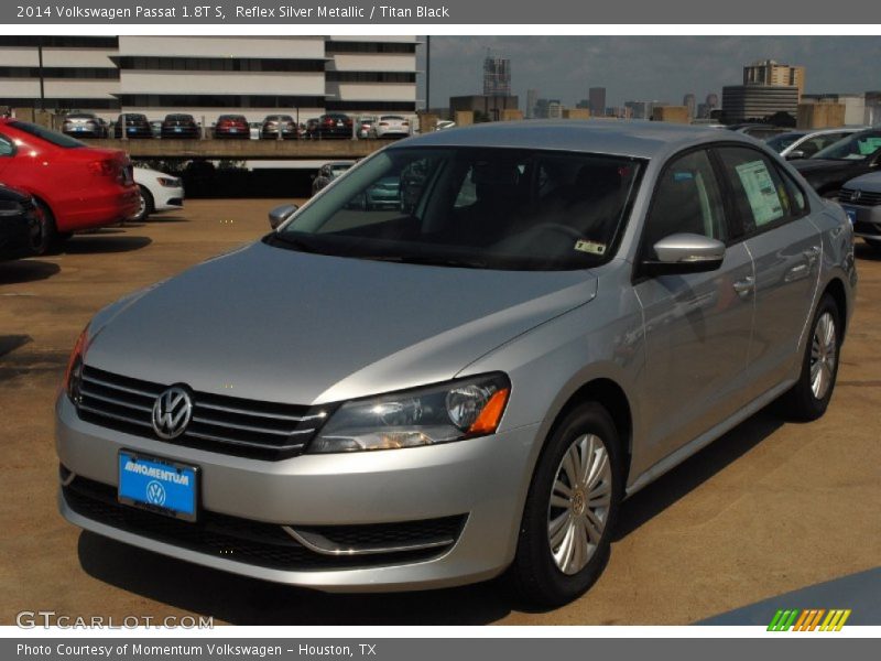 Reflex Silver Metallic / Titan Black 2014 Volkswagen Passat 1.8T S