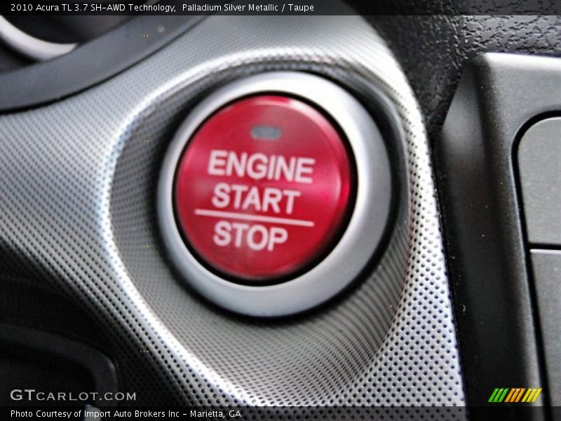Palladium Silver Metallic / Taupe 2010 Acura TL 3.7 SH-AWD Technology