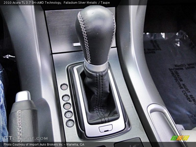 Palladium Silver Metallic / Taupe 2010 Acura TL 3.7 SH-AWD Technology