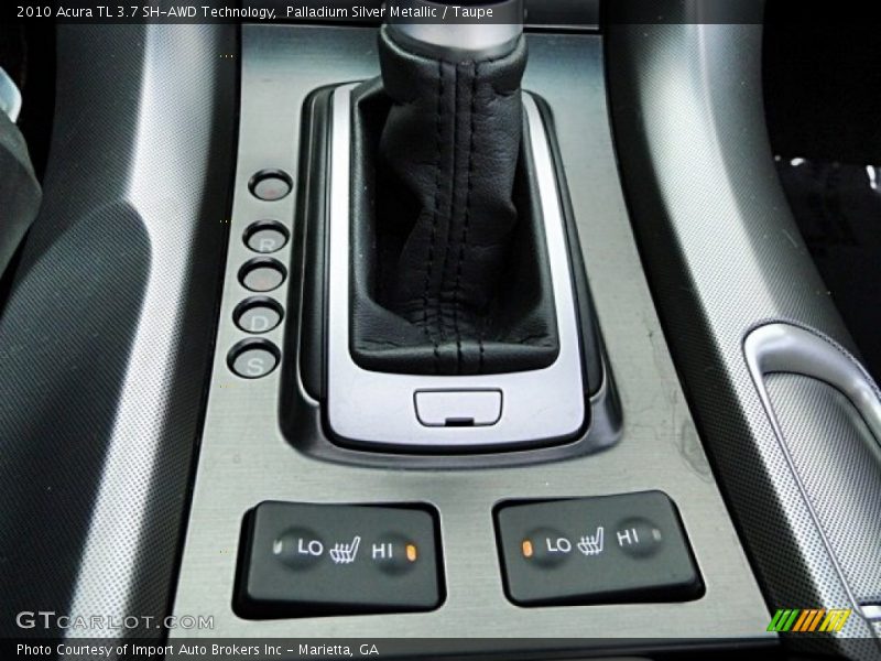Palladium Silver Metallic / Taupe 2010 Acura TL 3.7 SH-AWD Technology