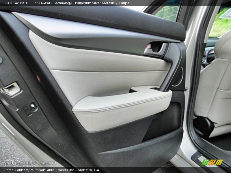 Palladium Silver Metallic / Taupe 2010 Acura TL 3.7 SH-AWD Technology