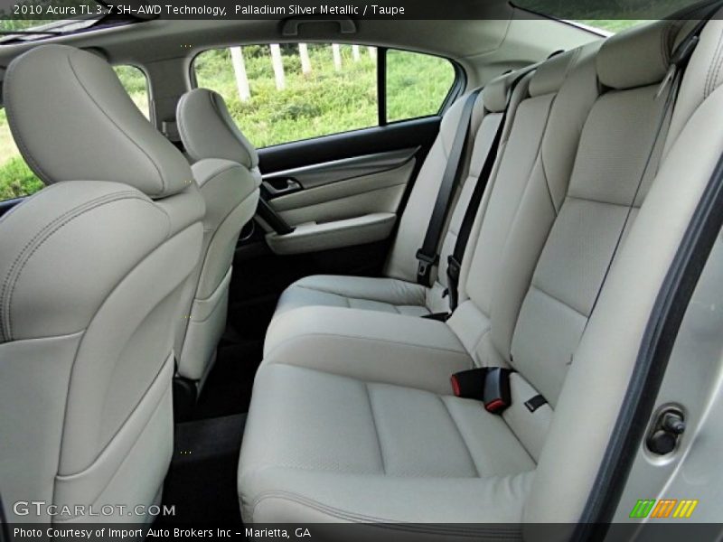 Palladium Silver Metallic / Taupe 2010 Acura TL 3.7 SH-AWD Technology