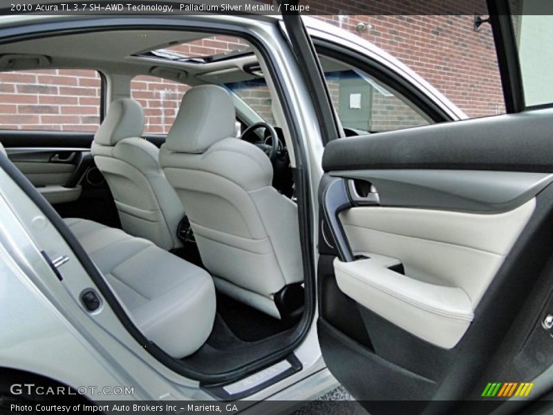 Palladium Silver Metallic / Taupe 2010 Acura TL 3.7 SH-AWD Technology