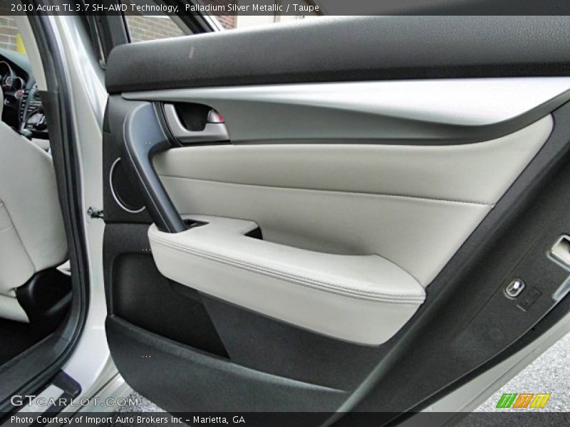 Palladium Silver Metallic / Taupe 2010 Acura TL 3.7 SH-AWD Technology