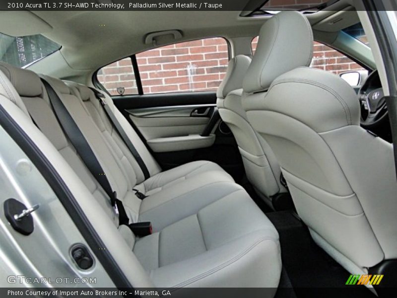 Palladium Silver Metallic / Taupe 2010 Acura TL 3.7 SH-AWD Technology