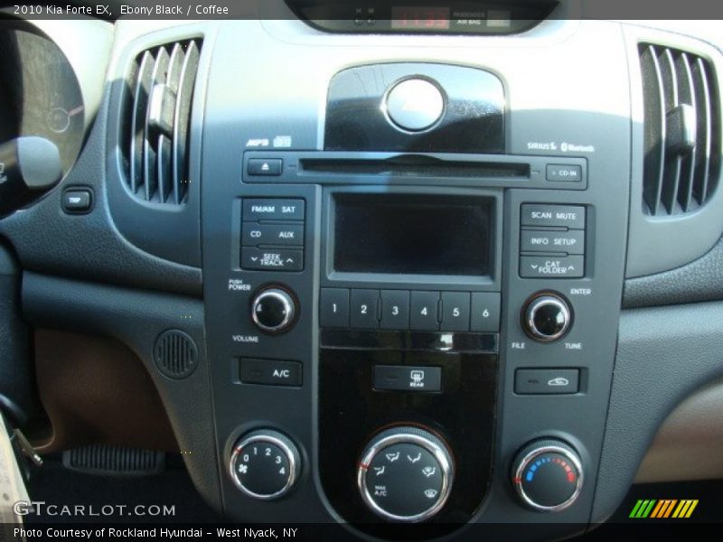 Ebony Black / Coffee 2010 Kia Forte EX