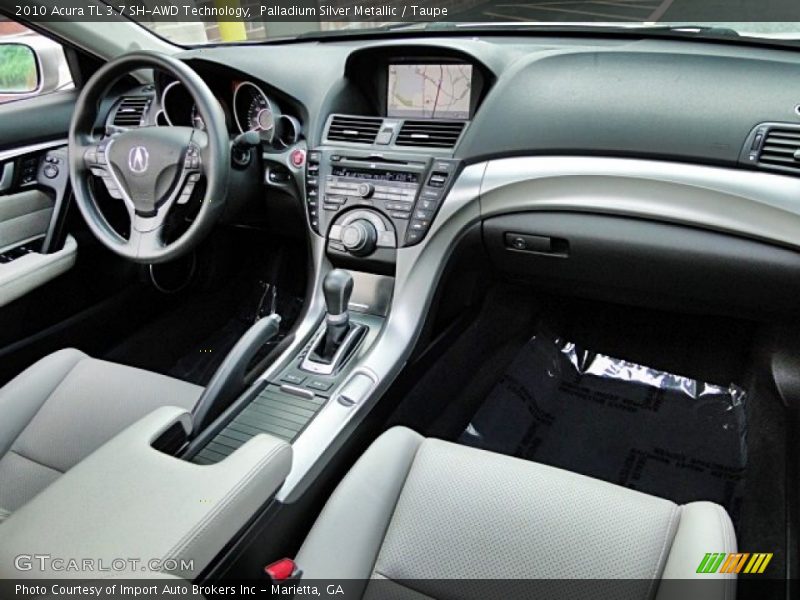 Palladium Silver Metallic / Taupe 2010 Acura TL 3.7 SH-AWD Technology