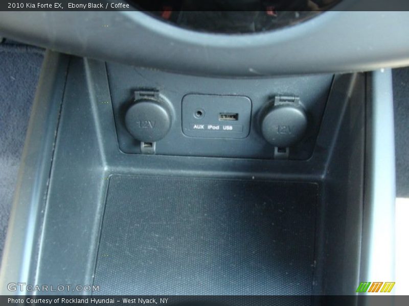 Ebony Black / Coffee 2010 Kia Forte EX