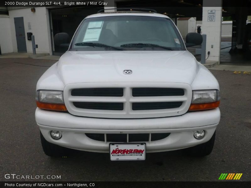 Bright White / Mist Gray 2000 Dodge Durango SLT 4x4