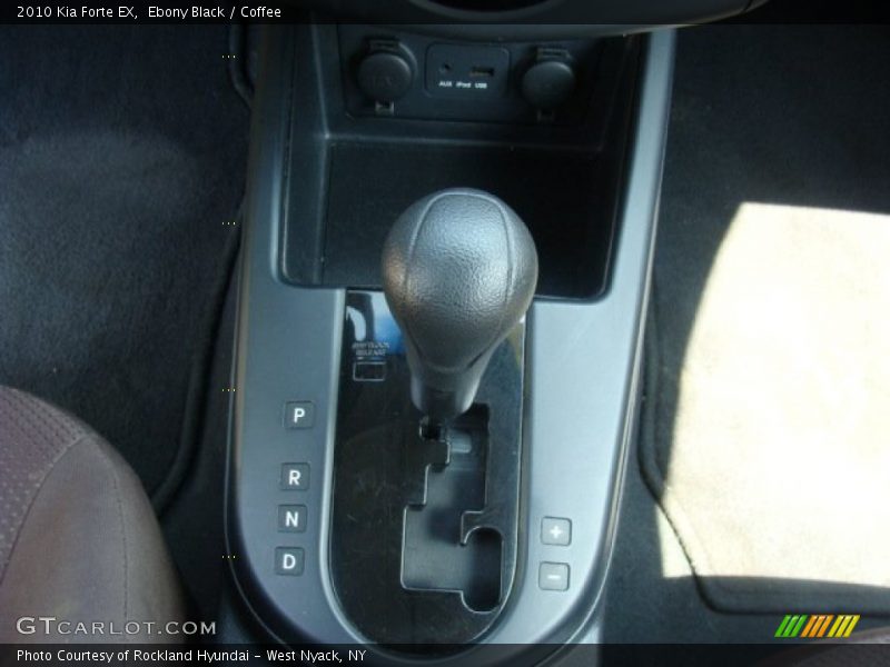 Ebony Black / Coffee 2010 Kia Forte EX
