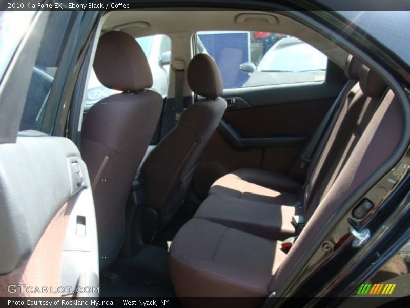 Ebony Black / Coffee 2010 Kia Forte EX