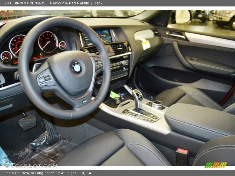 Melbourne Red Metallic / Black 2015 BMW X4 xDrive35i
