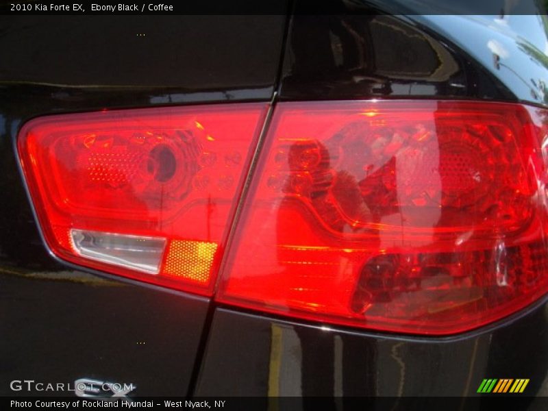 Ebony Black / Coffee 2010 Kia Forte EX