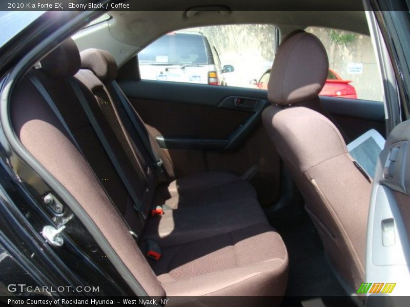 Ebony Black / Coffee 2010 Kia Forte EX