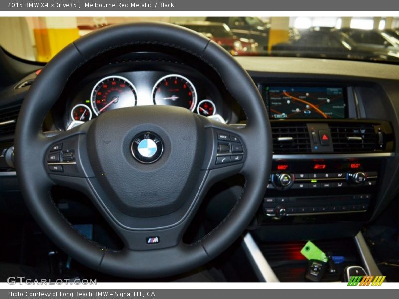 Melbourne Red Metallic / Black 2015 BMW X4 xDrive35i