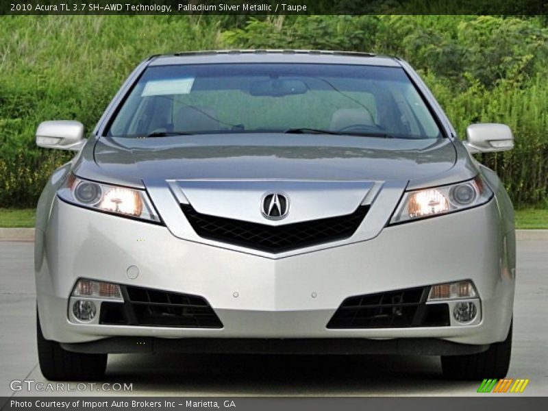 Palladium Silver Metallic / Taupe 2010 Acura TL 3.7 SH-AWD Technology